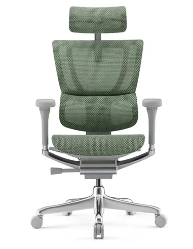 Крісло MIRUS-IOO 2 (IOOE2-AG-HAM-5D-L, СІТКА Т-168-B6 GREEN), ергономічне