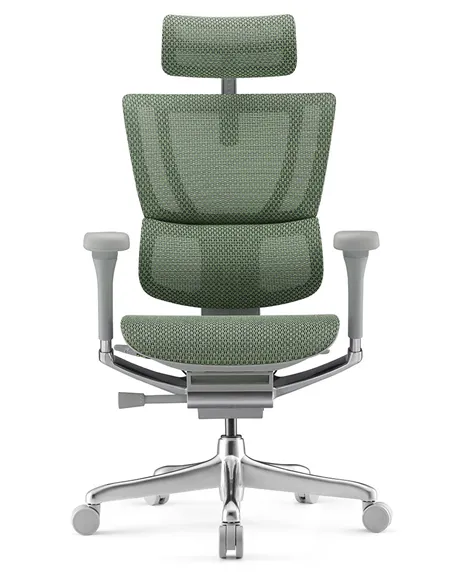Крісло MIRUS-IOO 2 (IOOE2-AG-HAM-5D-L, СІТКА Т-168-B6 GREEN), ергономічне
