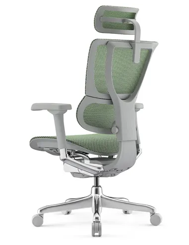 Крісло MIRUS-IOO 2 (IOOE2-AG-HAM-5D-L, СІТКА Т-168-B6 GREEN), ергономічне