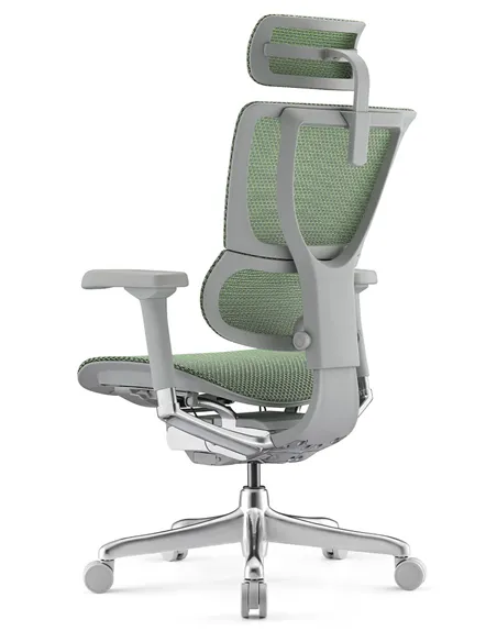Крісло MIRUS-IOO 2 (IOOE2-AG-HAM-5D-L, СІТКА Т-168-B6 GREEN), ергономічне