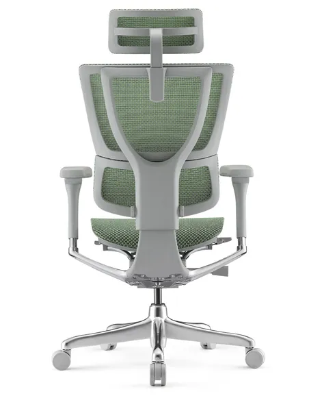 Крісло MIRUS-IOO 2 (IOOE2-AG-HAM-5D-L, СІТКА Т-168-B6 GREEN), ергономічне