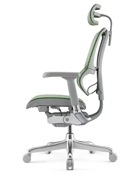 Крісло MIRUS-IOO 2 (IOOE2-AG-HAM-5D-L, СІТКА Т-168-B6 GREEN), ергономічне