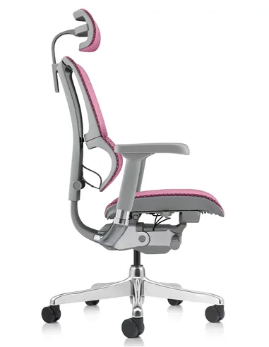 Крісло MIRUS-IOO 2 (IOOE2-AG-HAM-5D-L, СІТКА Т-168-B5 PINK), ергономічне