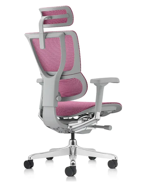 Крісло MIRUS-IOO 2 (IOOE2-AG-HAM-5D-L, СІТКА Т-168-B5 PINK), ергономічне