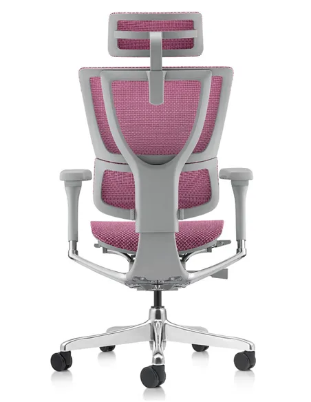 Крісло MIRUS-IOO 2 (IOOE2-AG-HAM-5D-L, СІТКА Т-168-B5 PINK), ергономічне