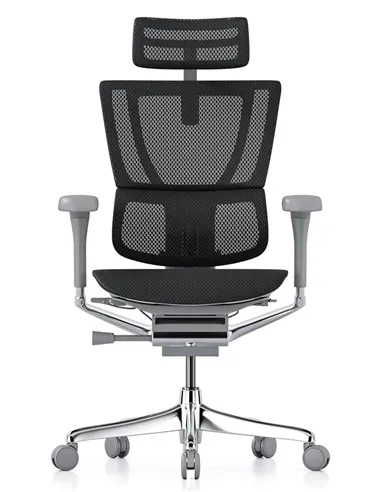 Крісло MIRUS-IOO 2 (IOOE2-AG-HAM-5D-L, СІТКА Т-168-B1 BLACK), ергономічне
