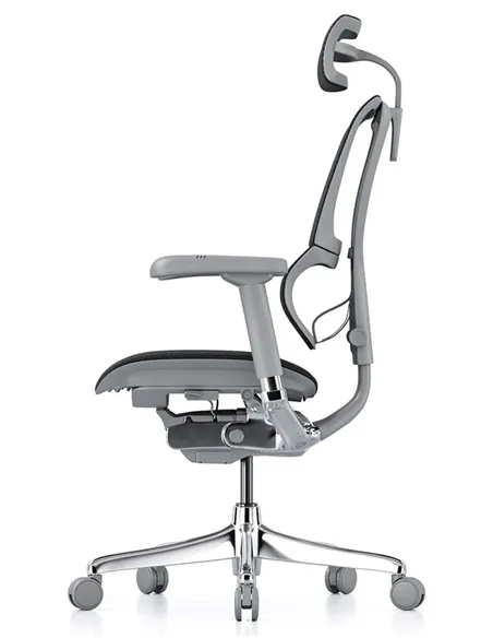 Крісло MIRUS-IOO 2 (IOOE2-AG-HAM-5D-L, СІТКА Т-168-B1 BLACK), ергономічне