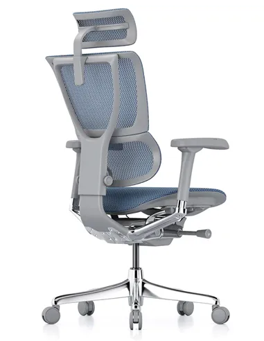 Кресло MIRUS-IOO 2 (IOOE2-AG-HAM-5D-L, СЕТКА Т-168-B4 COBALT), эргономичное
