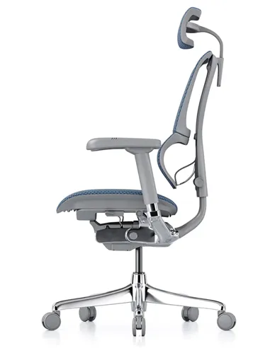 Кресло MIRUS-IOO 2 (IOOE2-AG-HAM-5D-L, СЕТКА Т-168-B4 COBALT), эргономичное