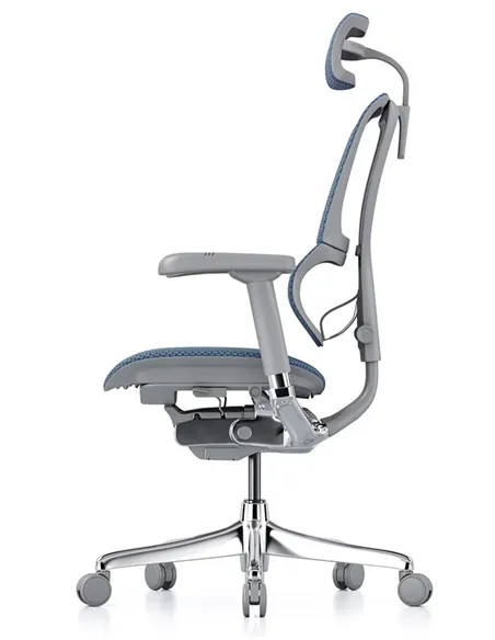 Кресло MIRUS-IOO 2 (IOOE2-AG-HAM-5D-L, СЕТКА Т-168-B4 COBALT), эргономичное