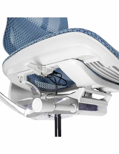 Кресло MIRUS-IOO 2 (IOOE2-AG-HAM-5D-L, СЕТКА Т-168-B4 COBALT), эргономичное