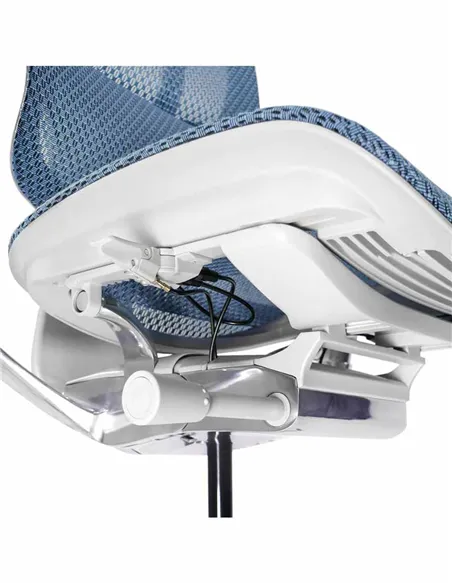 Кресло MIRUS-IOO 2 (IOOE2-AG-HAM-5D-L, СЕТКА Т-168-B4 COBALT), эргономичное