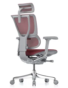 Крісло MIRUS-IOO 2 (IOOE2-AG-HAM-5D-L, СІТКА T-168-B3 SCARLET), ергономічне 2