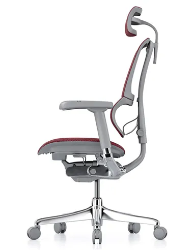 Крісло MIRUS-IOO 2 (IOOE2-AG-HAM-5D-L, СІТКА T-168-B3 SCARLET), ергономічне