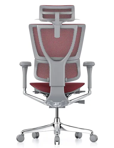 Крісло MIRUS-IOO 2 (IOOE2-AG-HAM-5D-L, СІТКА T-168-B3 SCARLET), ергономічне