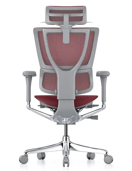 Крісло MIRUS-IOO 2 (IOOE2-AG-HAM-5D-L, СІТКА T-168-B3 SCARLET), ергономічне