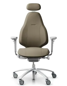 Крісло FLOKK RH MEREO 220 SILVER GREY ергономічне, новозеландська вовна FOCUS (GABRIEL)