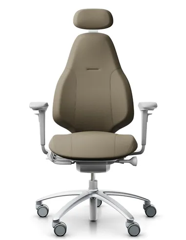 Кресло FLOKK RH MEREO 220 SILVER GREY эргономичное, новозеландская  шерсть FOCUS (GABRIEL)