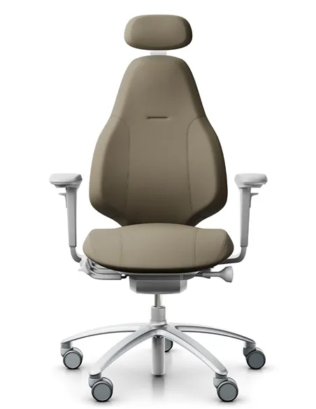 Кресло FLOKK RH MEREO 220 SILVER GREY эргономичное, новозеландская  шерсть FOCUS (GABRIEL)