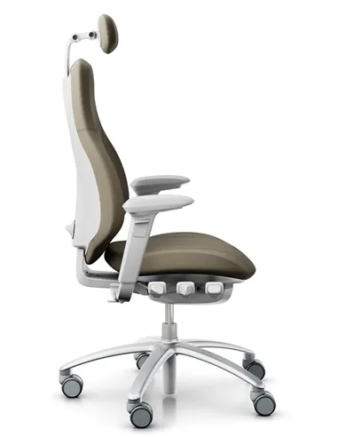 Кресло FLOKK RH MEREO 220 SILVER GREY эргономичное, новозеландская  шерсть FOCUS (GABRIEL)