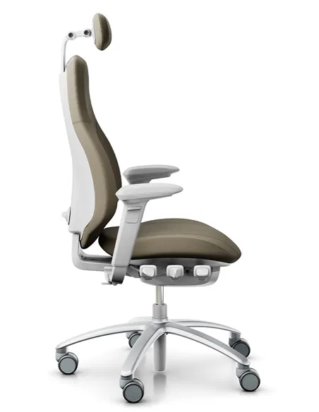 Кресло FLOKK RH MEREO 220 SILVER GREY эргономичное, новозеландская  шерсть FOCUS (GABRIEL)