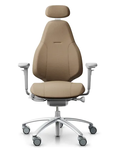 Крісло FLOKK RH MEREO 220 SILVER GREY, ергономічне, новозеландська вовна (SELECT GABRIEL)