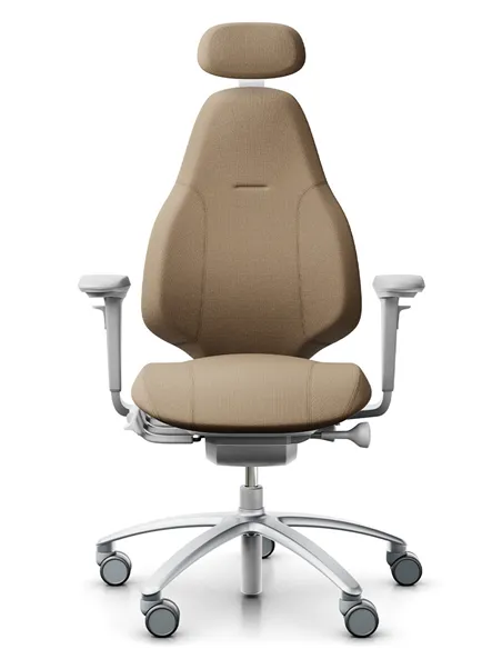 Крісло FLOKK RH MEREO 220 SILVER GREY, ергономічне, новозеландська вовна (SELECT GABRIEL)
