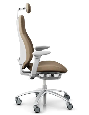 Крісло FLOKK RH MEREO 220 SILVER GREY, ергономічне, новозеландська вовна (SELECT GABRIEL)