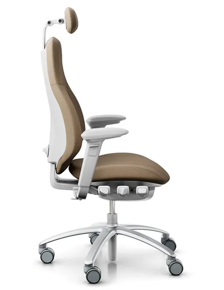 Крісло FLOKK RH MEREO 220 SILVER GREY, ергономічне, новозеландська вовна (SELECT GABRIEL)