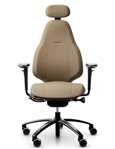 Крісло FLOKK RH MEREO 220 BLACK ергономічне, новозеландська вовна SELECT (GABRIEL)
