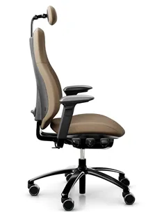 Крісло FLOKK RH MEREO 220 BLACK ергономічне, новозеландська вовна SELECT (GABRIEL) 2