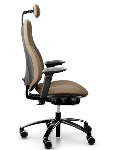 Крісло FLOKK RH MEREO 220 BLACK ергономічне, новозеландська вовна SELECT (GABRIEL)