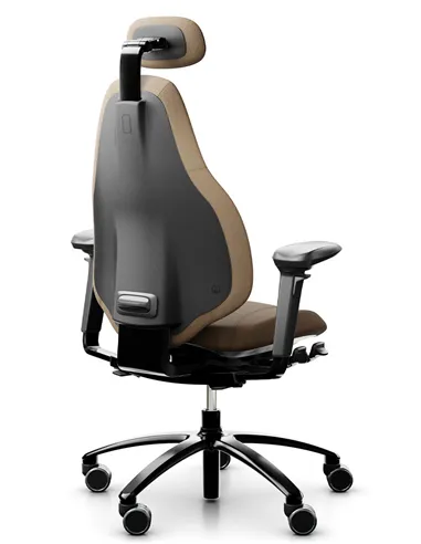 Крісло FLOKK RH MEREO 220 BLACK ергономічне, новозеландська вовна SELECT (GABRIEL)