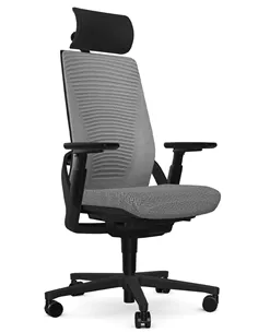 Кресло SENATOR I-WORKCHAIR 2.0 ZINC эргономичное, тканевое
