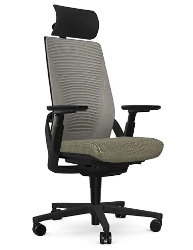 Крісло SENATOR I-WORKCHAIR 2.0 STONE ергономічне, тканинне