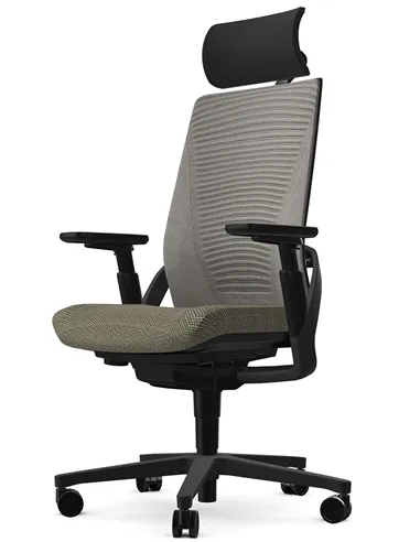 Крісло SENATOR I-WORKCHAIR 2.0 STONE ергономічне, тканинне