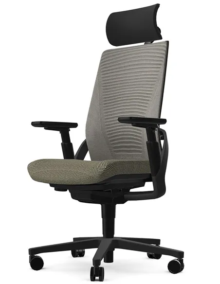 Крісло SENATOR I-WORKCHAIR 2.0 STONE ергономічне, тканинне