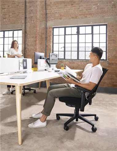 Крісло SENATOR I-WORKCHAIR 2.0 FOREST ергономічне, тканинне