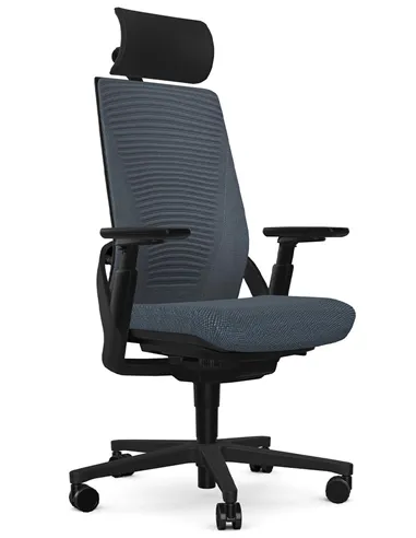 Крісло SENATOR I-WORKCHAIR 2.0 BLUE DRIFT ергономічне, тканинне