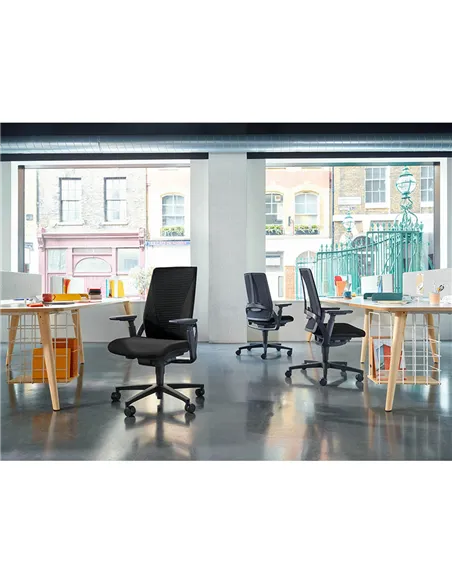 Крісло SENATOR I-WORKCHAIR 2.0 BLUE DRIFT ергономічне, тканинне