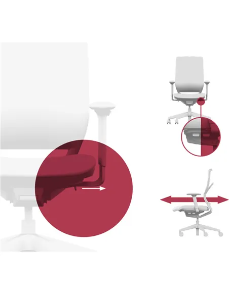 Крісло LD SEATING ARCUS 241, ергономічне, тканинне