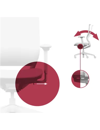 Крісло LD SEATING ARCUS 241, ергономічне, тканинне