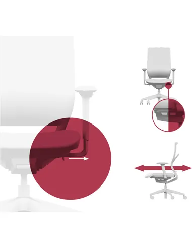 Крісло LD SEATING ARCUS 240 BASIC VERSION, ергономичне, тканинне