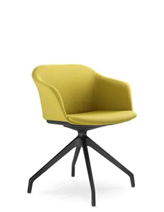 Крісло LD SEATING Wave 033-F90 BL для відвідувачів