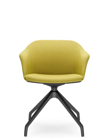 Крісло LD SEATING Wave 033-F90 BL для відвідувачів