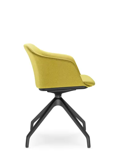 Крісло LD SEATING Wave 033-F90 BL для відвідувачів