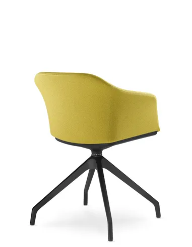 Крісло LD SEATING Wave 033-F90 BL для відвідувачів