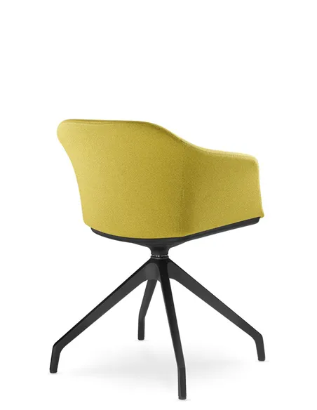 Крісло LD SEATING Wave 033-F90 BL для відвідувачів