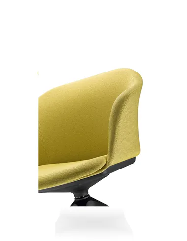 Крісло LD SEATING Wave 033-F90 BL для відвідувачів