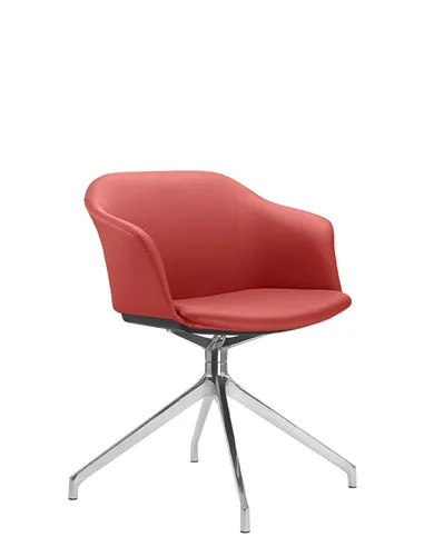 Крісло LD SEATING Wave 033-F90 BL для відвідувачів